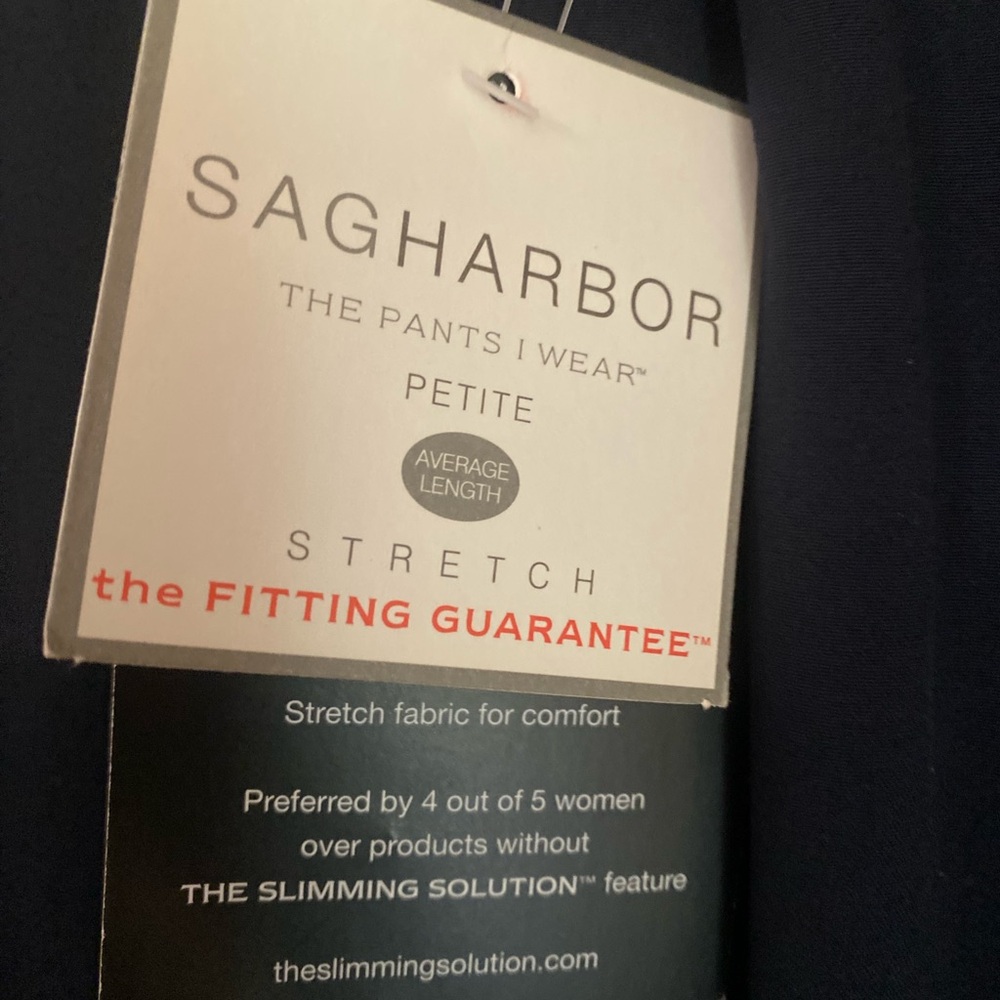 Sag Harbor Women's Pants - Navy - Picture 11 of 13